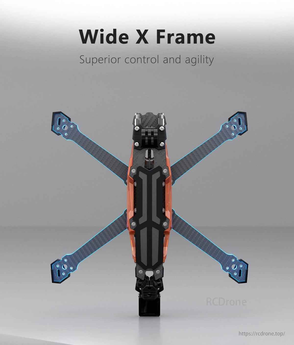 GEP-Vapor-X6 FPV Drone Frame, The X6 Specifications include details on the frame, plates, and mounting holes, as well as recommended propeller size and weight.