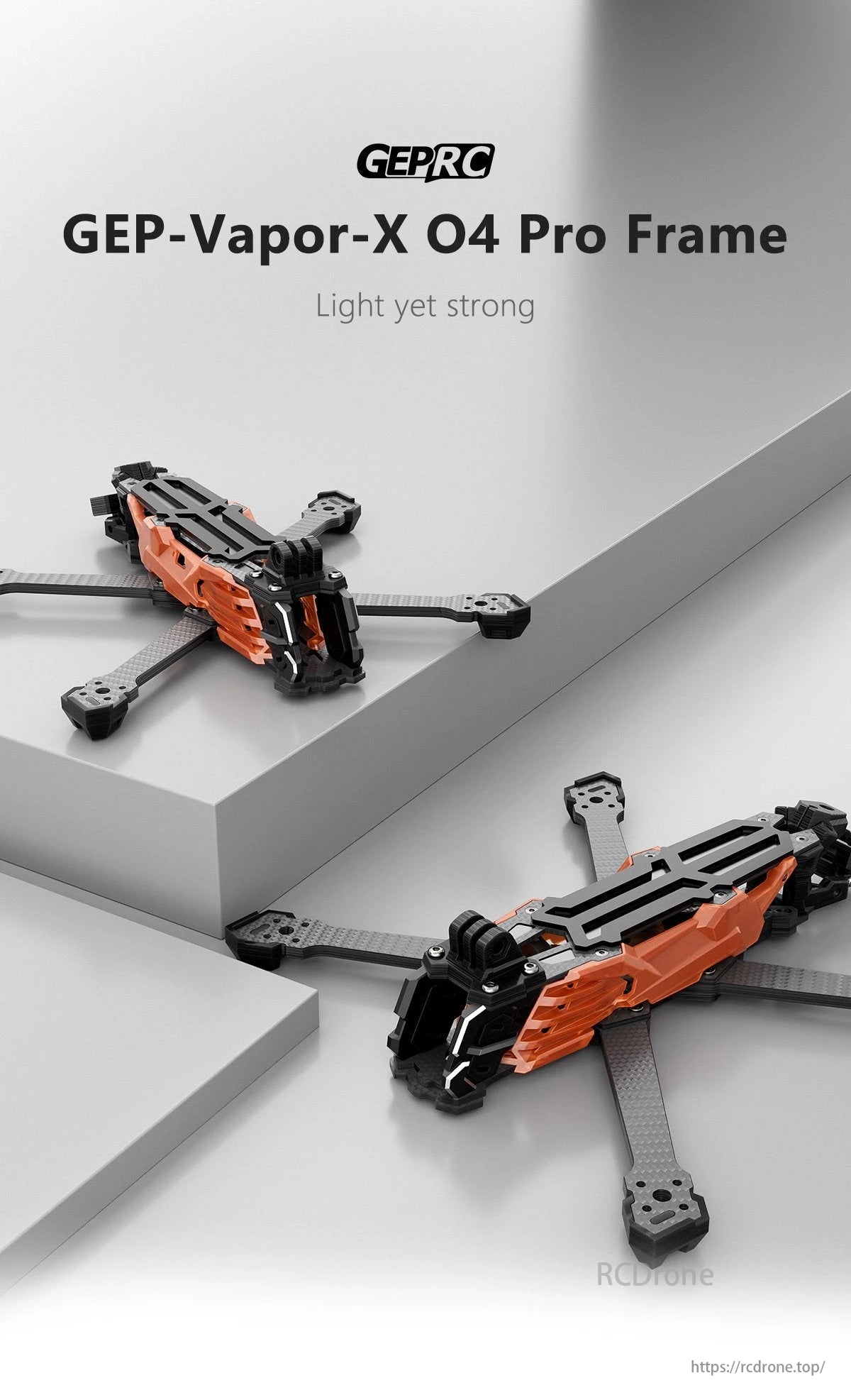 GEP-Vapor-X6 FPV Drone Frame, The X6 Specifications include the GEP-Vapor-X6 O4 Pro Frame and various components for assembly.