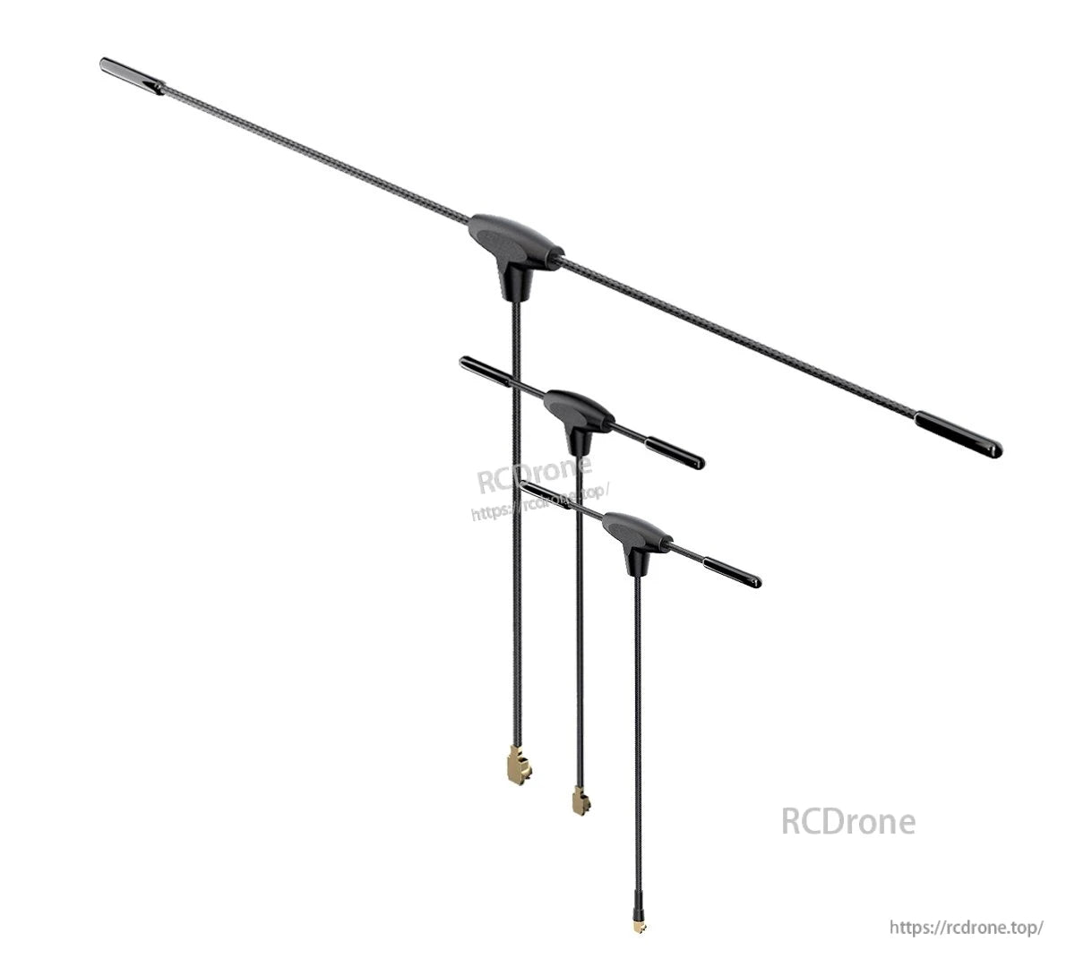 GEPRC IPEX T-Antenna, Available in 2.4GHz and 915MHz versions with line polarized, omnidirectional performance.