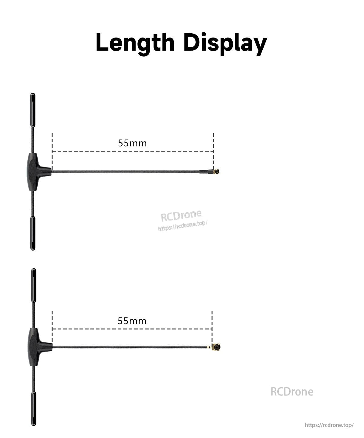 The GEPRC IPEX T-antenna is a easy-to-install antenna with strong signal capabilities.