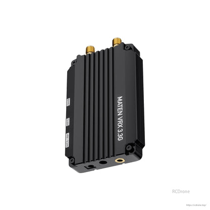 GEPRC MATEN 3.3G VRX with Signal Alarmer – 40CH 3.3GHz Analog Video Receiver for FPV Systems