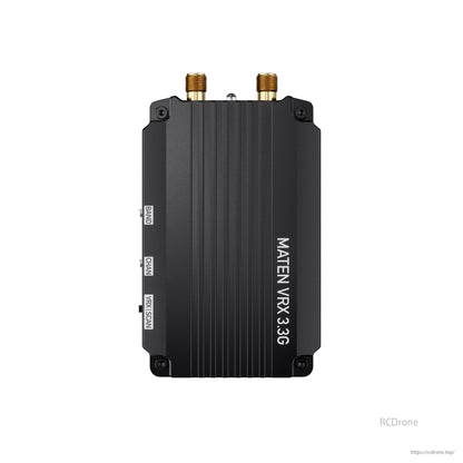 GEPRC MATEN 3.3G VRX with Signal Alarmer – 40CH 3.3GHz Analog Video Receiver for FPV Systems