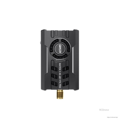 GEPRC MATEN 3.3G 4W VTX Pro video transmitter with fan-cooled metal case and SMA antenna connector