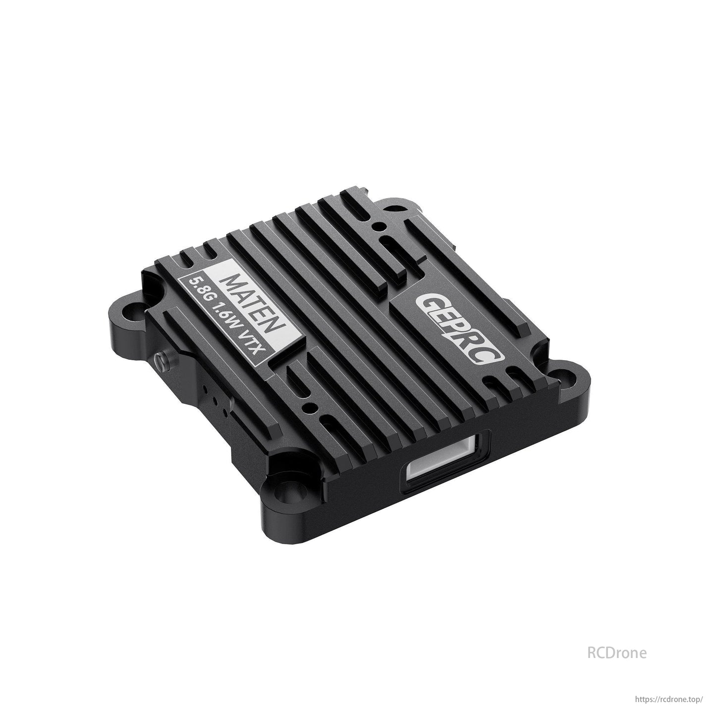 GEPRC MATEN 5.8G 1.6W VTX for FPV Drone – 72CH, 1600mW, IRC Tramp, CNC Case, 7–36V Input