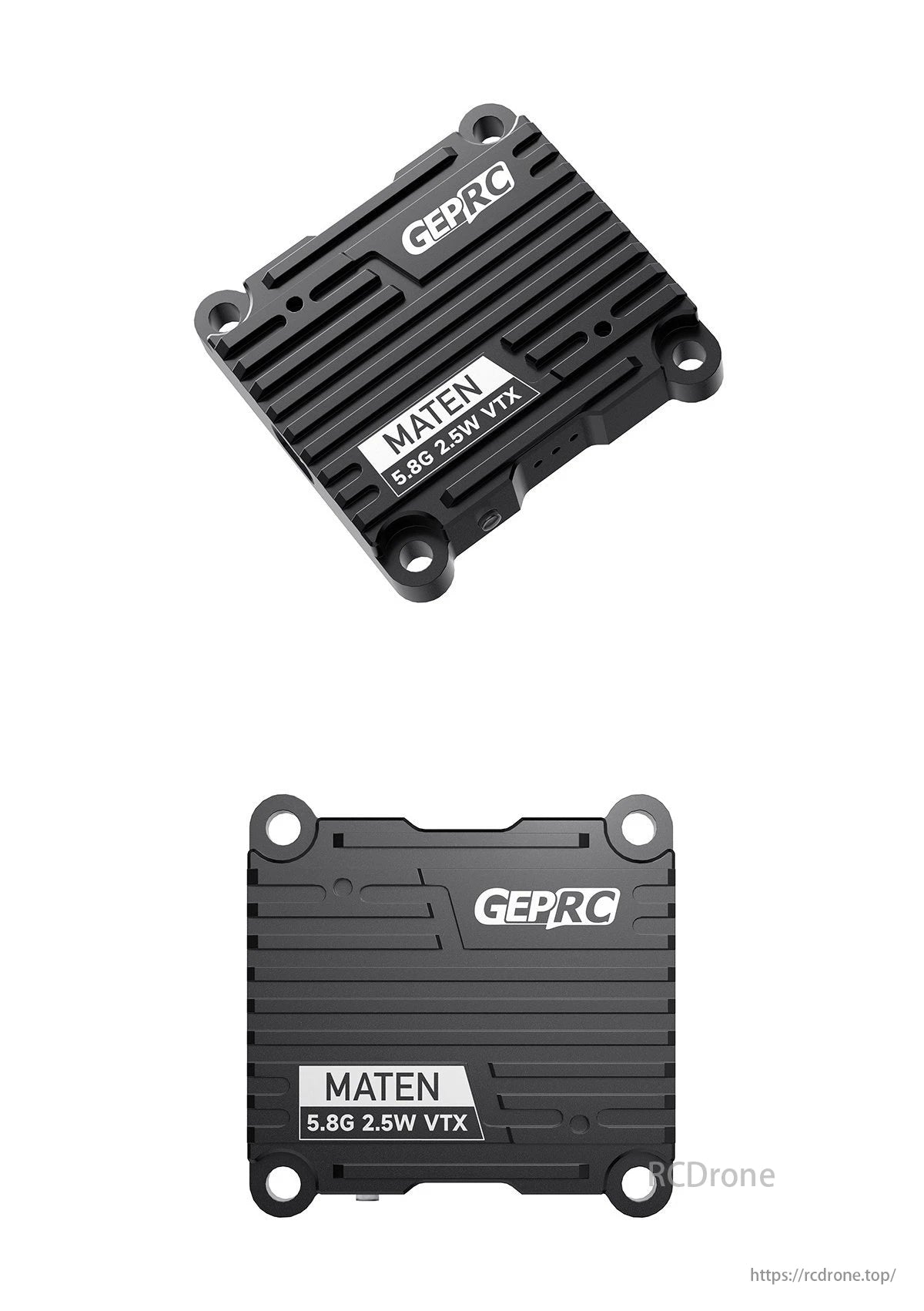 GEPRC MATEN 5.8G 2.5W VTX, GEPRC Maten 5.8GHz VTX transmitter with high power output and long-range performance for various FPV applications.