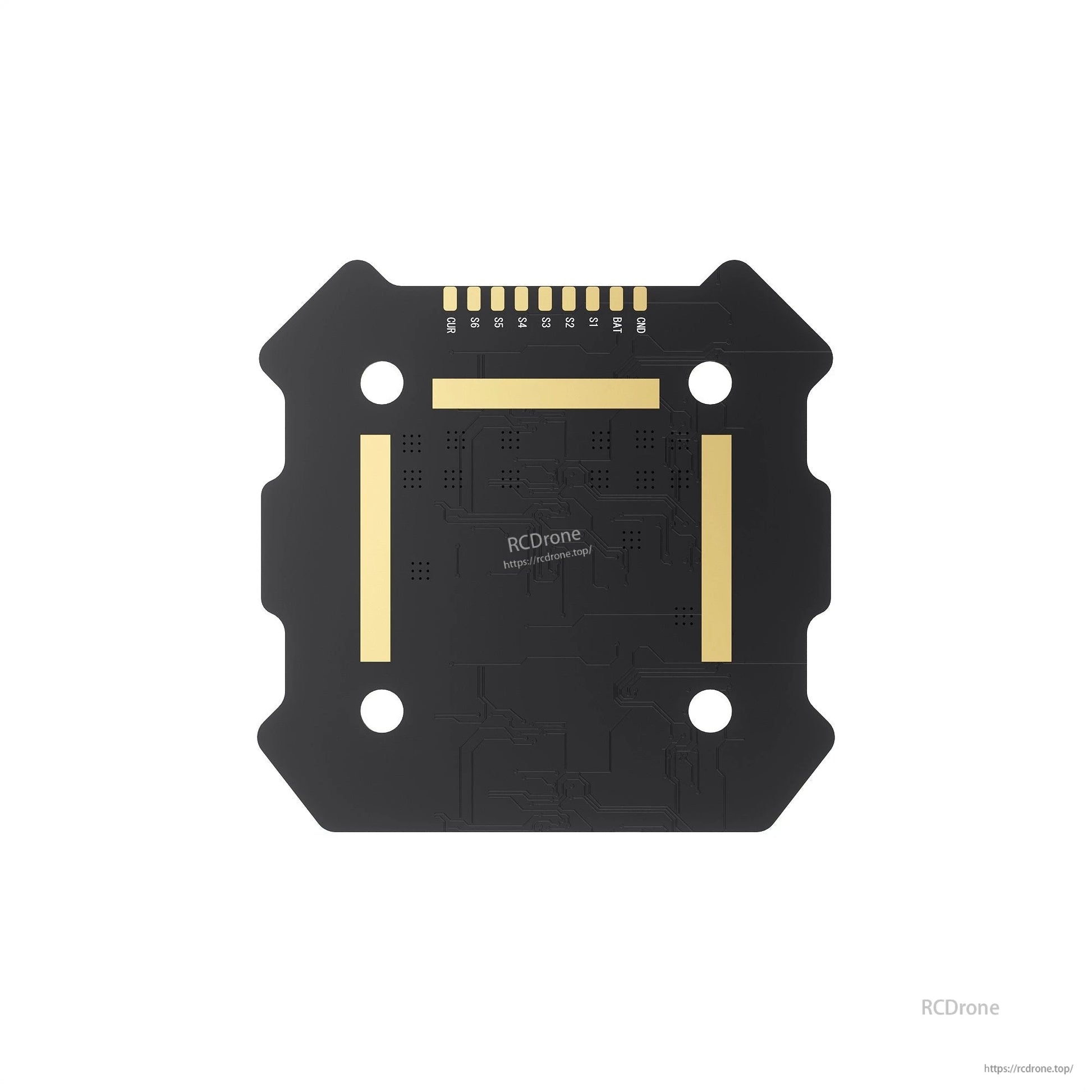 GEPRC PDB Hexacopter Power Distribution Board (PDB) 3–8S LiPo, 60A/Ch 360A Total, 30x30mm