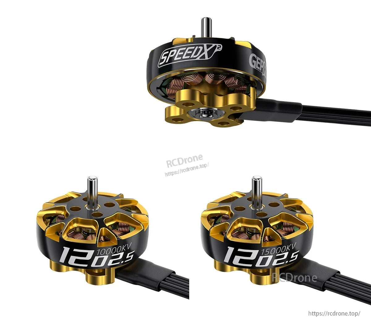 GEPRC SPEEDX2 1202.5 Motor, The device uses a 9N12P configuration and 9mmx9mm M2 mounting pattern.