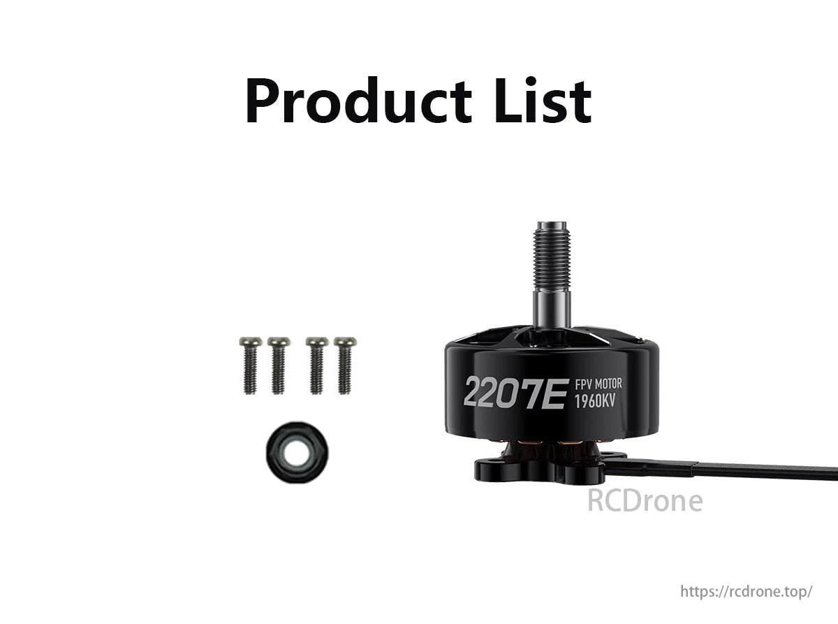 GEPRC SPEEDX2 2207E FPV Brushless Motor, GEPRC SPEEDX2 2207E motor features 1500KV/1960KV/2020KV options, suitable for FPV pilots seeking sharp response and thermal reliability.