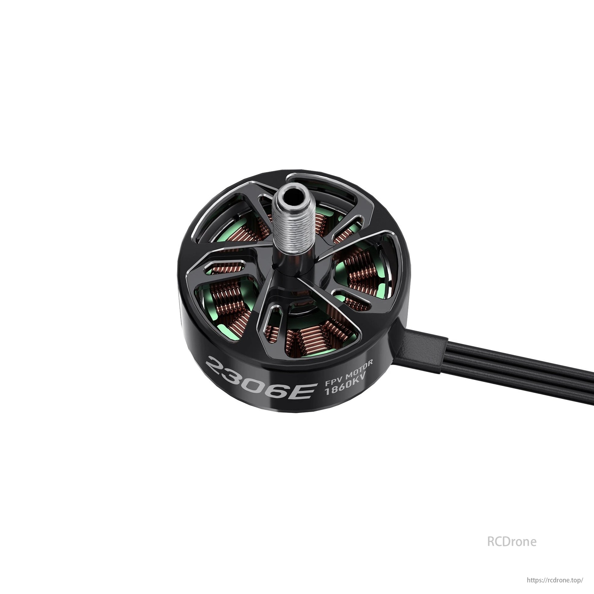 GEPRC SPEEDX2 2306E 1860KV Brushless Motor, GEPRC SPEEDX2 2306E 1860KV brushless motor for 4-5 inch FPV drones, compatible with 6S, 40A ESC, offering compact high-performance efficiency.