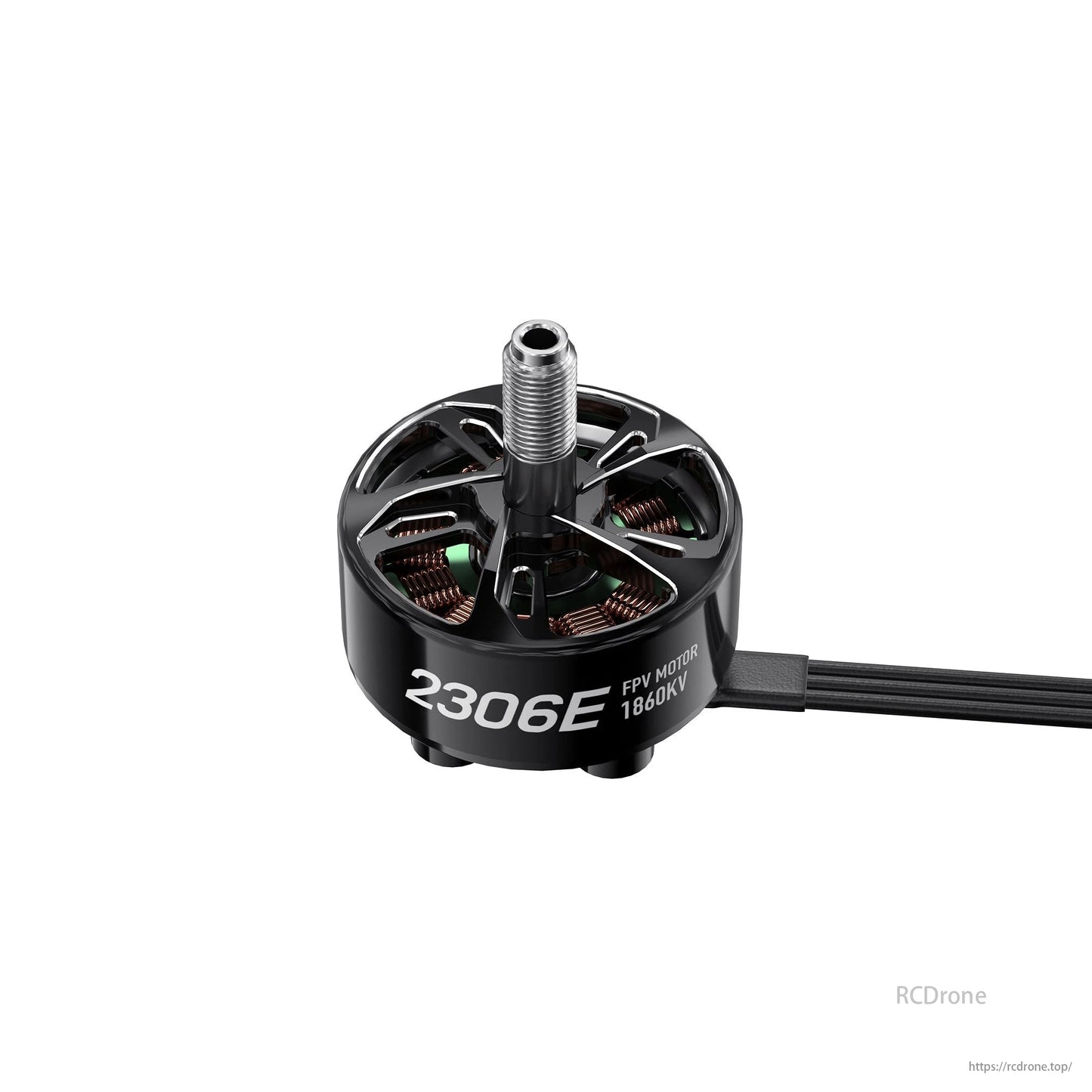 GEPRC SPEEDX2 2306E 1860KV Brushless Motor, GEPRC SPEEDX2 2306E 1860KV brushless motor for 4-5 inch FPV racing drones, compatible with 6S and 40A ESC.