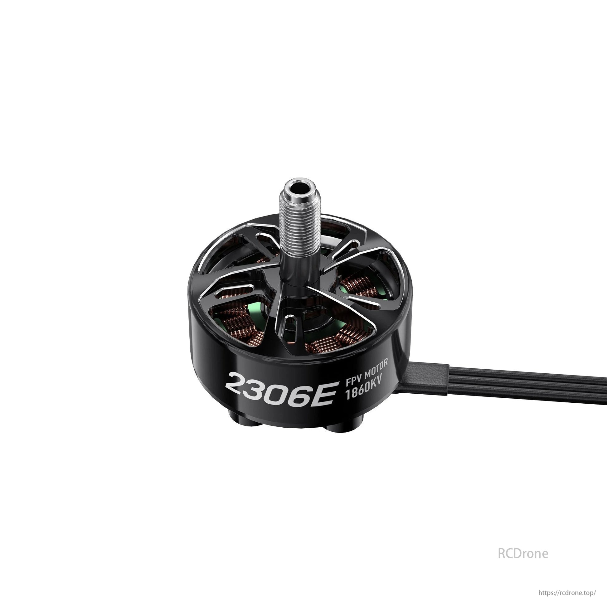 GEPRC SPEEDX2 2306E 1860KV Brushless Motor, GEPRC SPEEDX2 2306E 1860KV brushless motor for 4-5 inch FPV racing drones, compatible with 6S and 40A ESC.