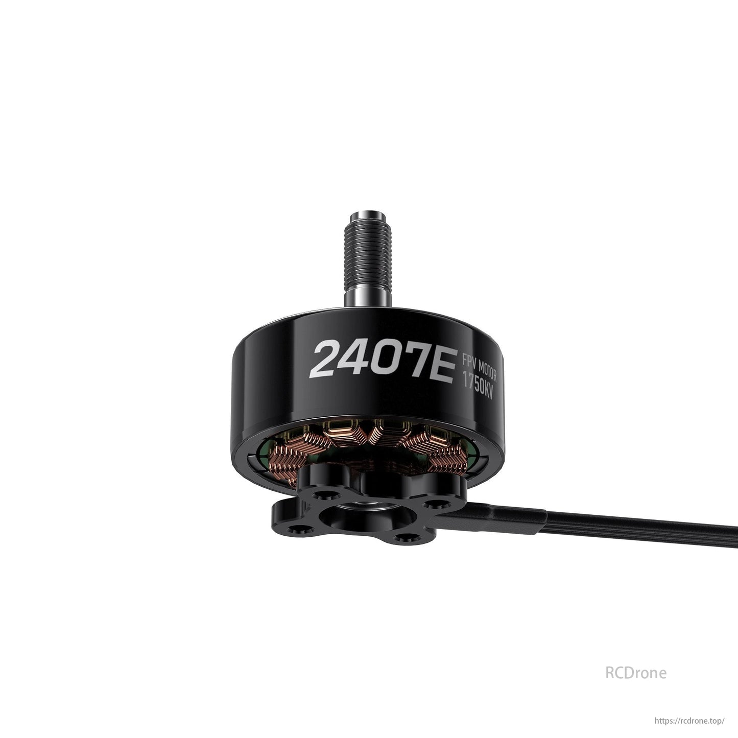 GEPRC SPEEDX2 2407E 1750KV Brushless FPV Motor, GEPRC SPEEDX2 motor for 5-6 inch drones, 1750KV, 972W, CNC 7075, N52H magnets, compact high-performance design.