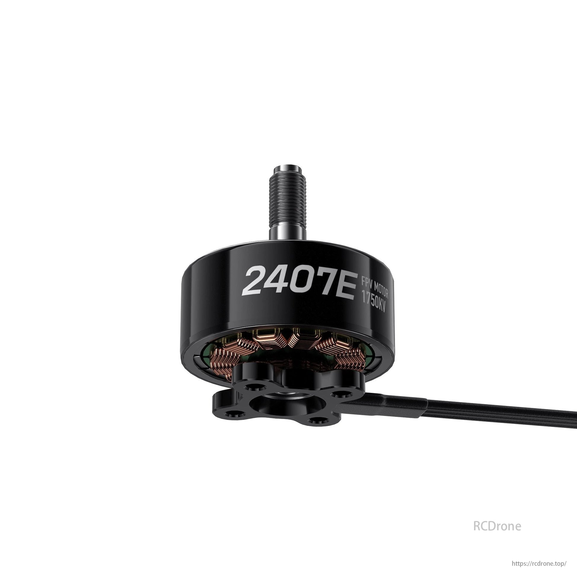 GEPRC SPEEDX2 2407E 1750KV Brushless FPV Motor, GEPRC SPEEDX2 motor for 5-6 inch drones, 1750KV, 972W, CNC 7075, N52H magnets, compact high-performance design.