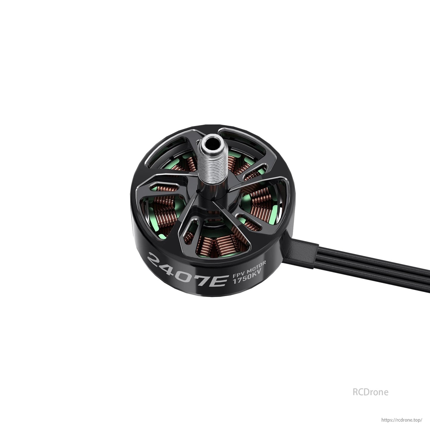 GEPRC SPEEDX2 2407E 1750KV Brushless FPV Motor, GEPRC SPEEDX2 brushless FPV motor for 5-6" racing drones, 2407E 1750KV, 6S, 972W, CNC 7075, N52H magnets.