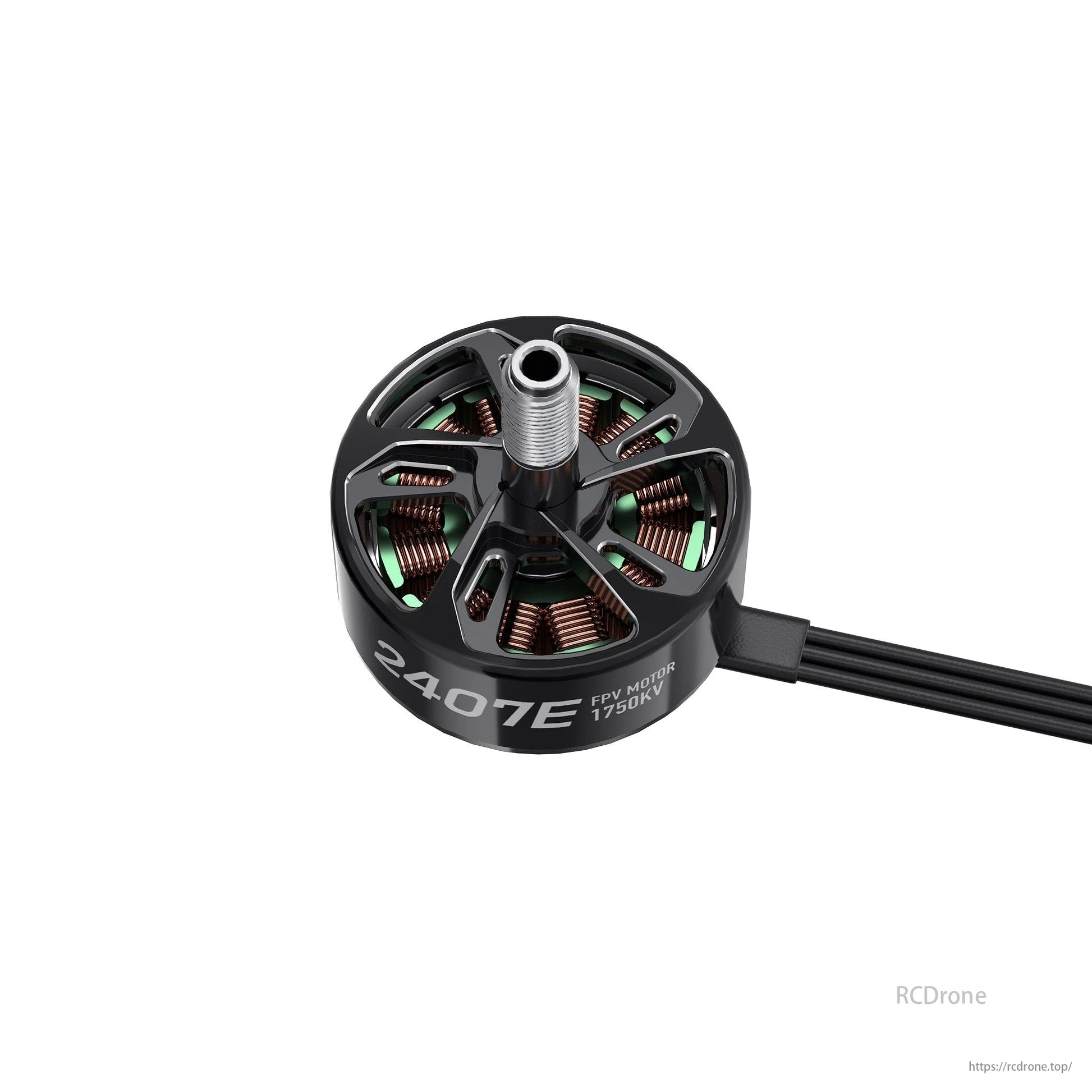 GEPRC SPEEDX2 2407E 1750KV Brushless FPV Motor, GEPRC SPEEDX2 brushless FPV motor for 5-6" racing drones, 2407E 1750KV, 6S, 972W, CNC 7075, N52H magnets.