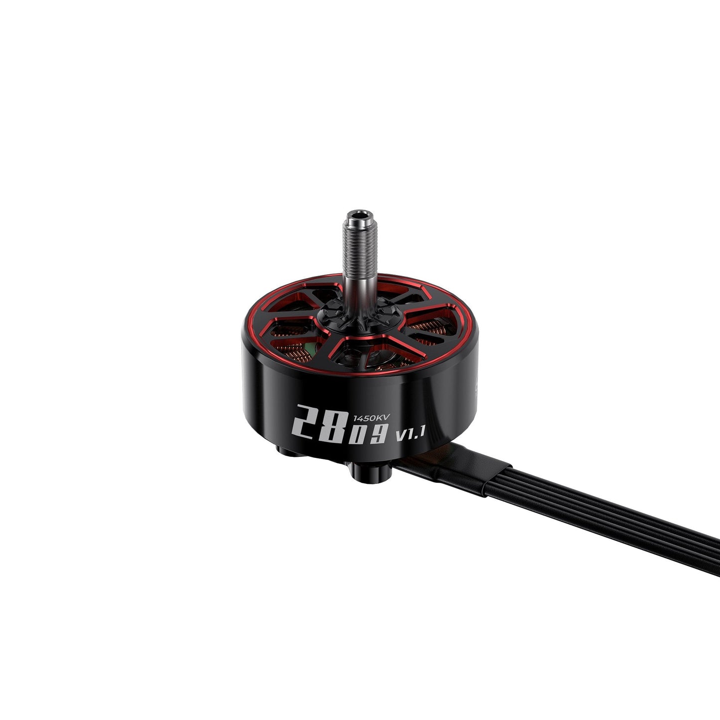 موتور GEPRC SPEEDX2 2809 V1.1 با 1450KV/1280KV، شفت ۵ میلی‌متری، پایه ۱۹x۱۹ میلی‌متر، ولتاژ ۲۵.۲ ولت (۶S)