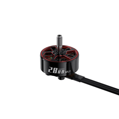 موتور GEPRC SPEEDX2 2809 V1.1 با 1450KV/1280KV، شفت ۵ میلی‌متری، پایه ۱۹x۱۹ میلی‌متر، ولتاژ ۲۵.۲ ولت (۶S)