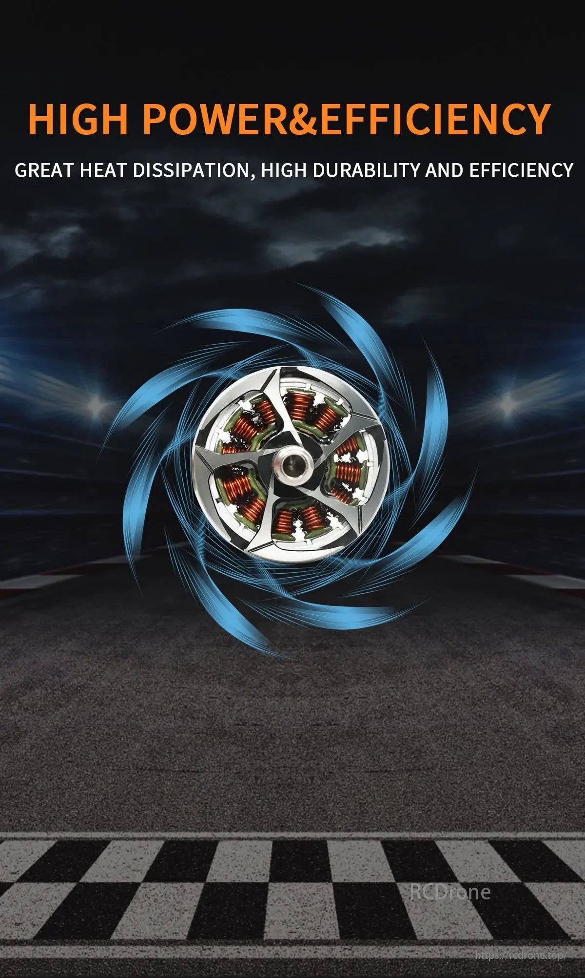 GEPRC Speedx2 Motor: High power, efficient, excellent heat dissipation, durable. Perfect for performance-focused applications.