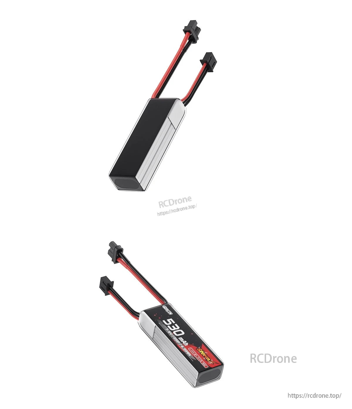 GEPRC Storm 2S 530mAh 90C LiHV Battery, Supports 3C fast charging for quick recharge and improved training efficiency.