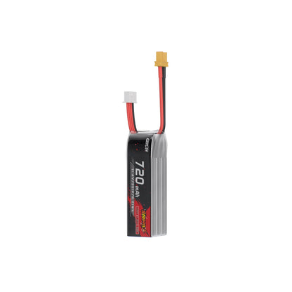 GEPRC Storm 3S 720mAh 100C LiHV Battery (11.4V 3S1P, 8.21Wh) XT30 for Micro RC Drones