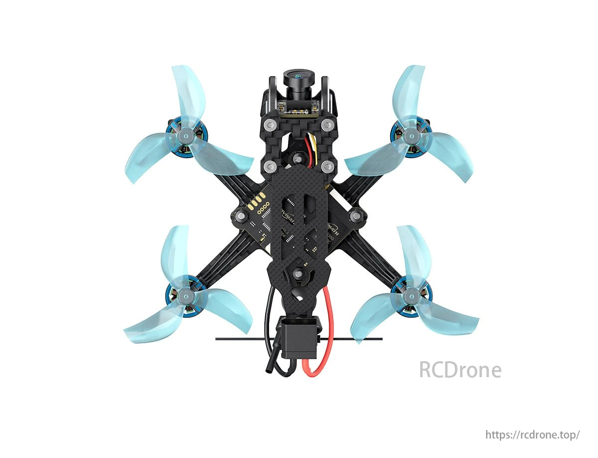 GEPRC T-Cube18 FPV Drone, Lightweight design with carbon fiber plate for rigidity and portability.
