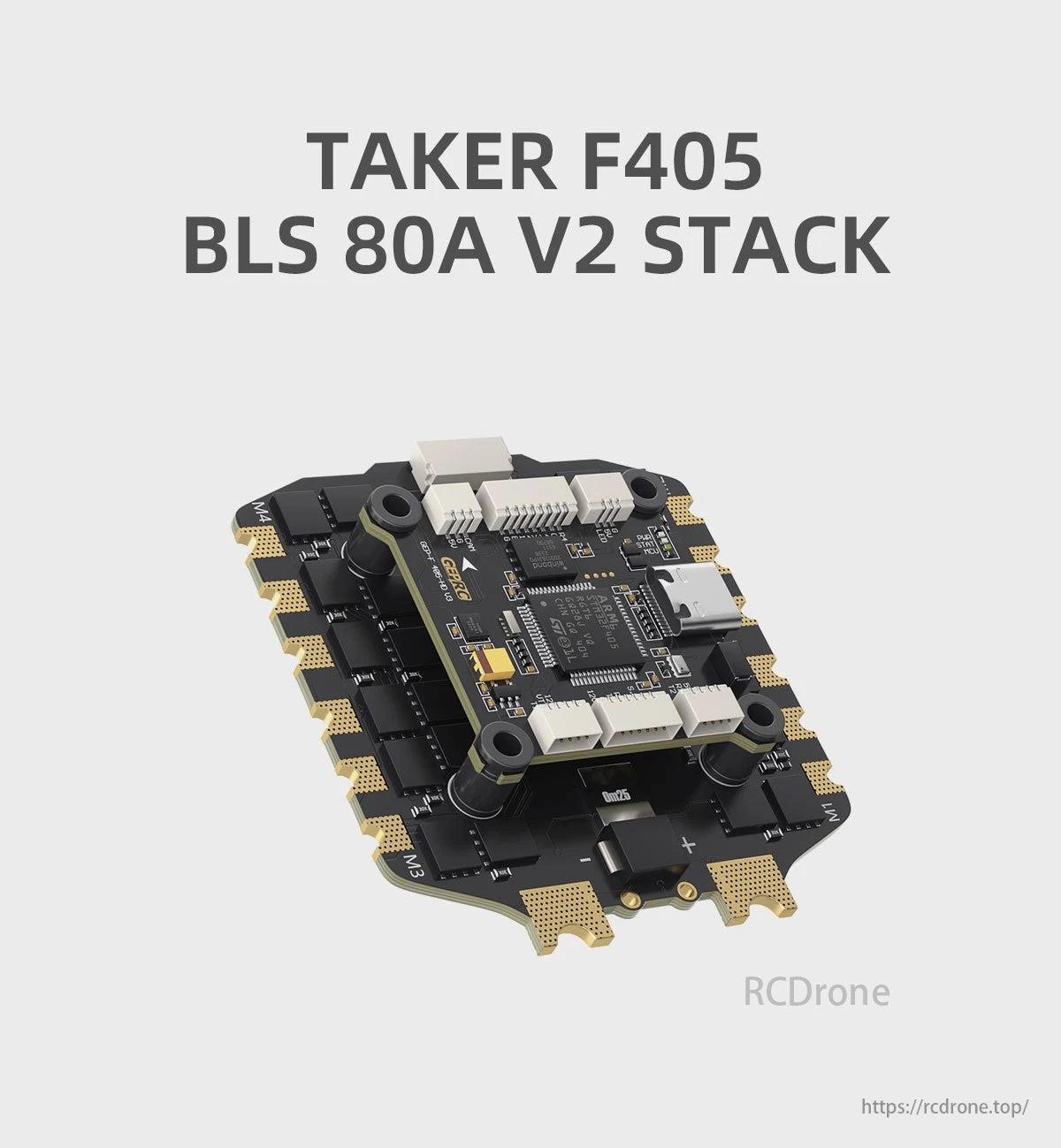 GEPRC TAKER F405 BLS 80A V2 Flight Controller, GEPRC Taker F405 BLS flight controller for aerial stunts and fun