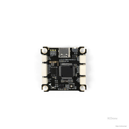 GEPRC TAKER F722 FPV flight controller board with USB-C port and side JST connectors