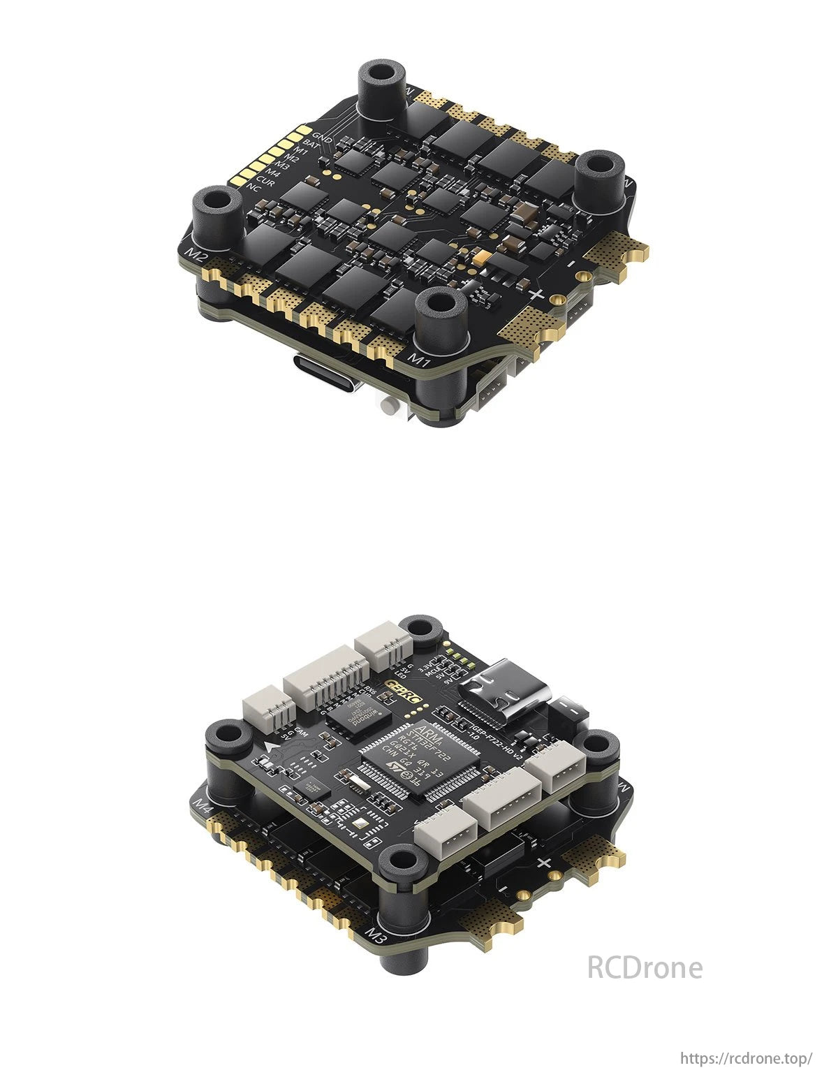 GEPRC TAKER F722 BLS 65A V2 Flight Controller, Quadcopter flight controller with 4in1 ESC, 2S-6S battery, and 3-axis gyro for GEPRC TAKER F722 BLS 65A V2.