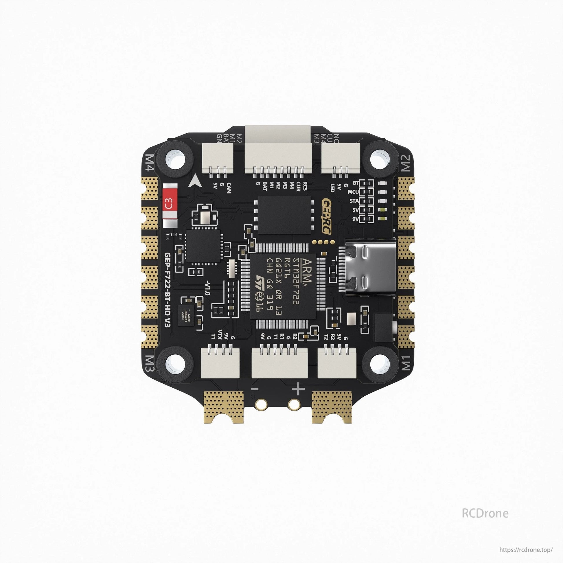 GEPRC TAKER F722 BT 60A 6S Stack – 512M Blackbox, Bluetooth Tuning, DJI Plug, F722 FC + 4in1 ESC