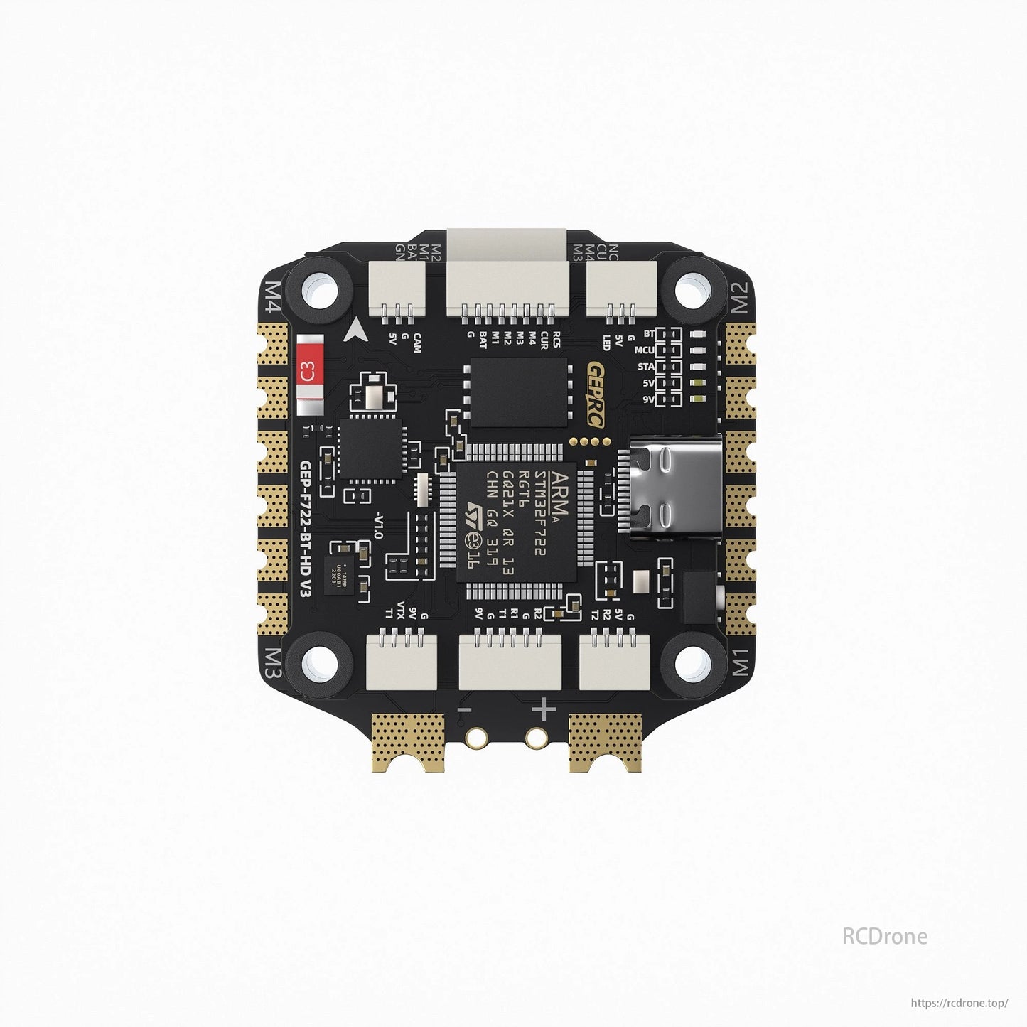 GEPRC TAKER F722 BT 65A FPV Drone Stack – F722 FC, 512MB Blackbox, Bluetooth, 8S 4in1 ESC