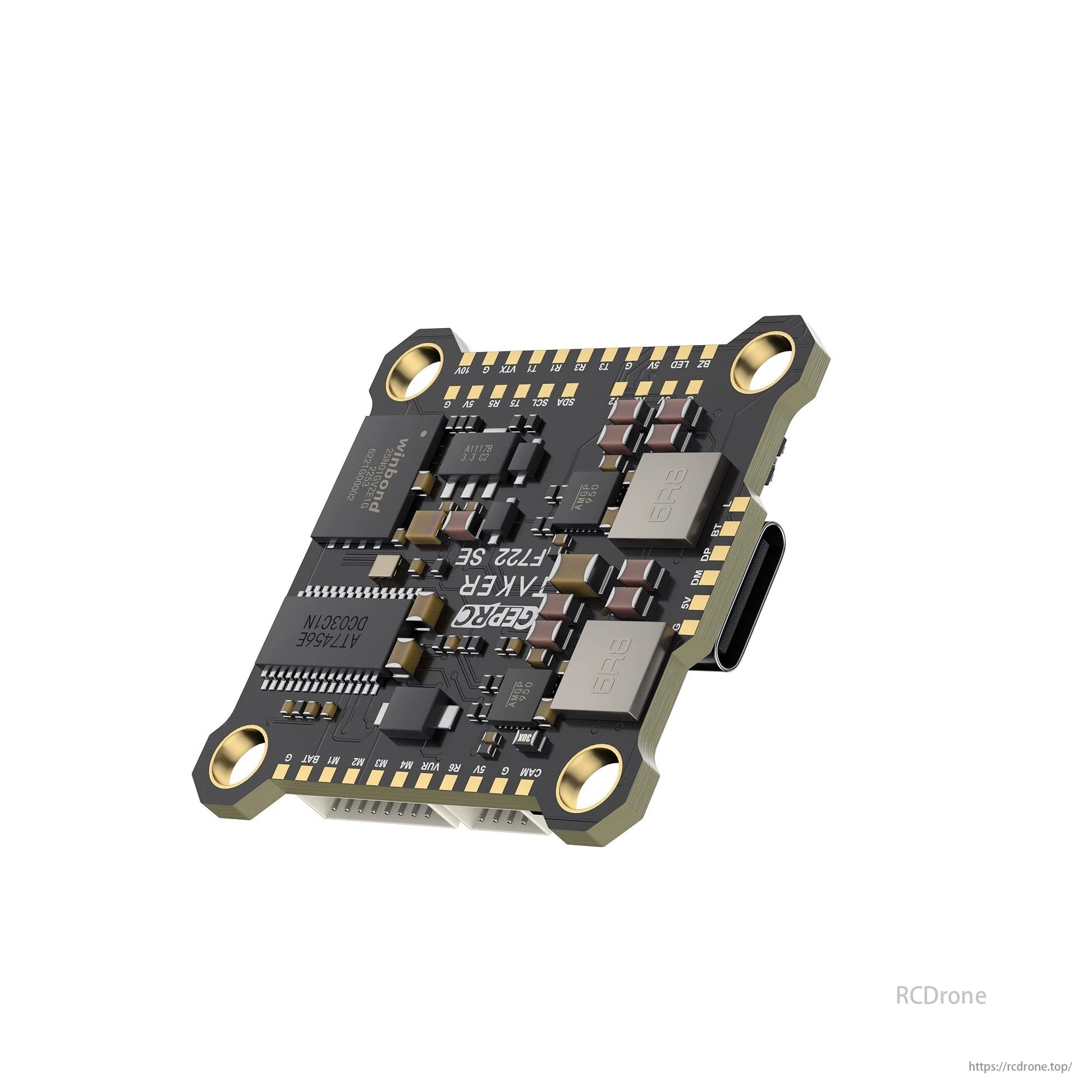 GEPRC TAKER F722 SE Flight Controller – STM32F722, 6 UARTs, 2–6S, MPU6000, Dual BEC, 25.5x25.5mm for FPV Drones