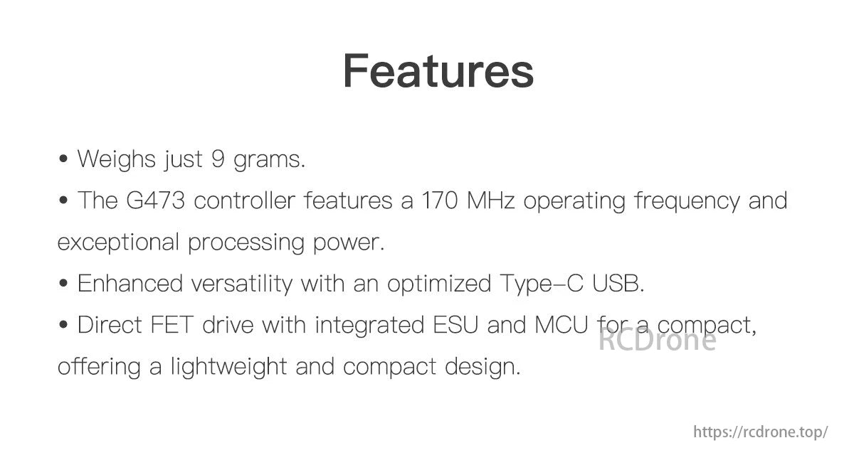 GEPRC TAKER G4 45A 8Bit AIO Flight Controller, The GEPRC Taker G4 flight controller features high-speed processing and a versatile USB connection.