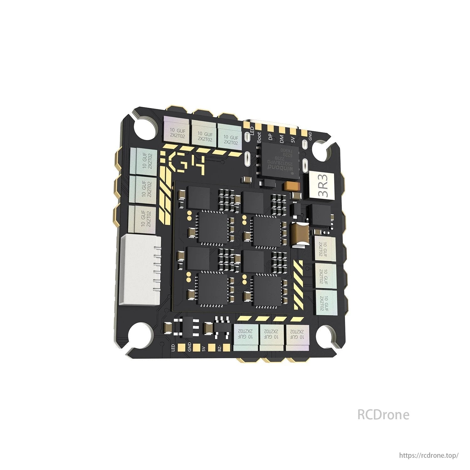 GEPRC TAKER G4 45A 8Bit AIO Flight Controller for FPV Drones - 2–6S, STM32G473, DShot600, 25.5x25.5mm, Betaflight OSD