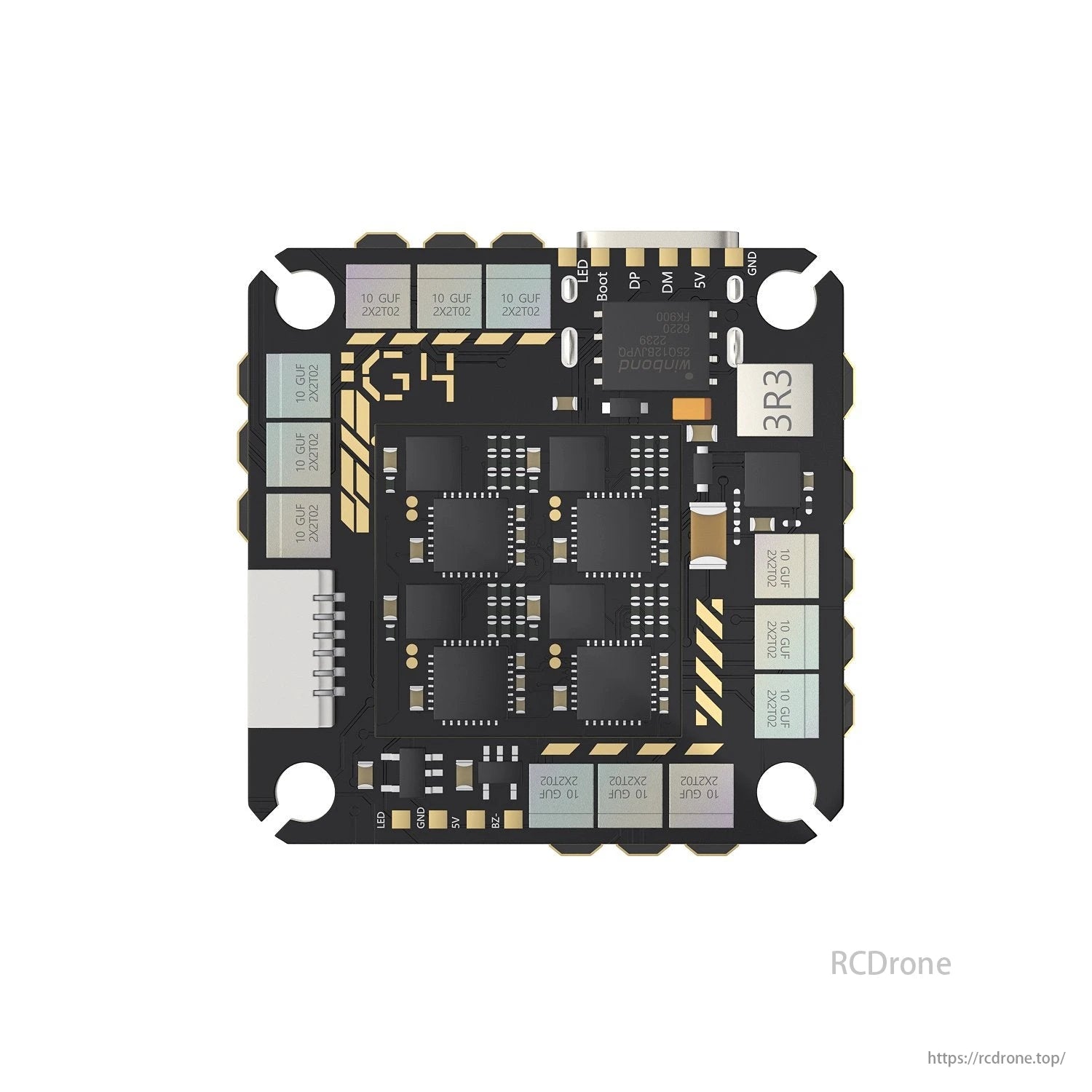 GEPRC TAKER G4 45A 8Bit AIO Flight Controller for FPV Drones - 2–6S, STM32G473, DShot600, 25.5x25.5mm, Betaflight OSD