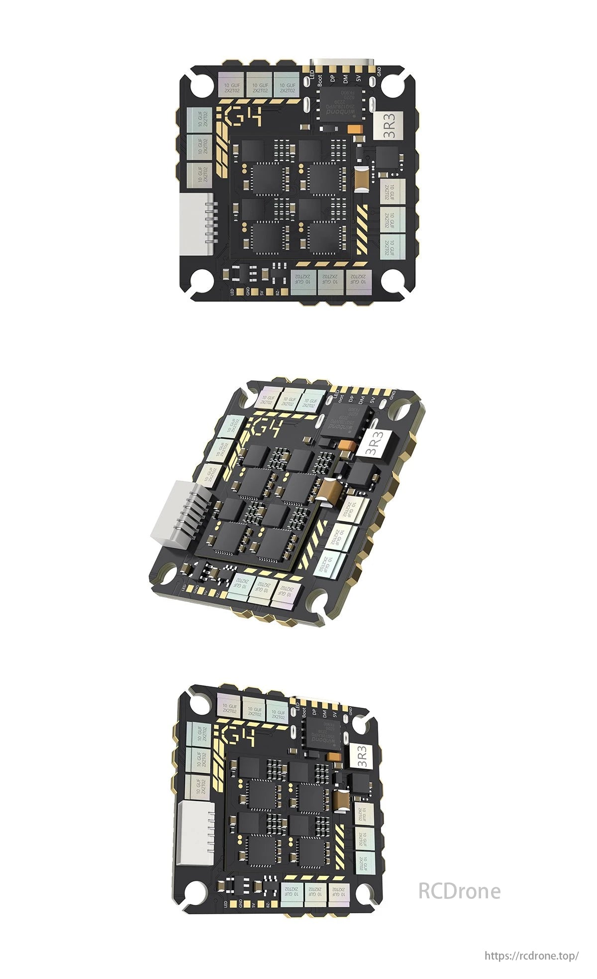 GEPRC TAKER G4 45A 8Bit AIO Flight Controller, The GEPRC Taker G4 is a compact and powerful flight controller with OSD, adjustable gain, and high-speed data transmission.