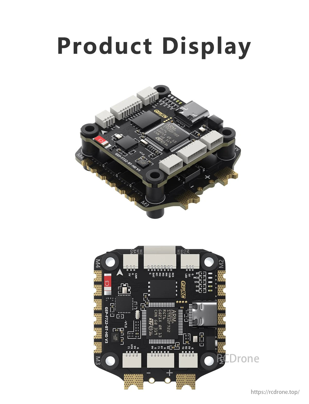 GEPRC Taker 65A FPV drone features 42mm lens, 7-inch screen, and 45-degree field of view.