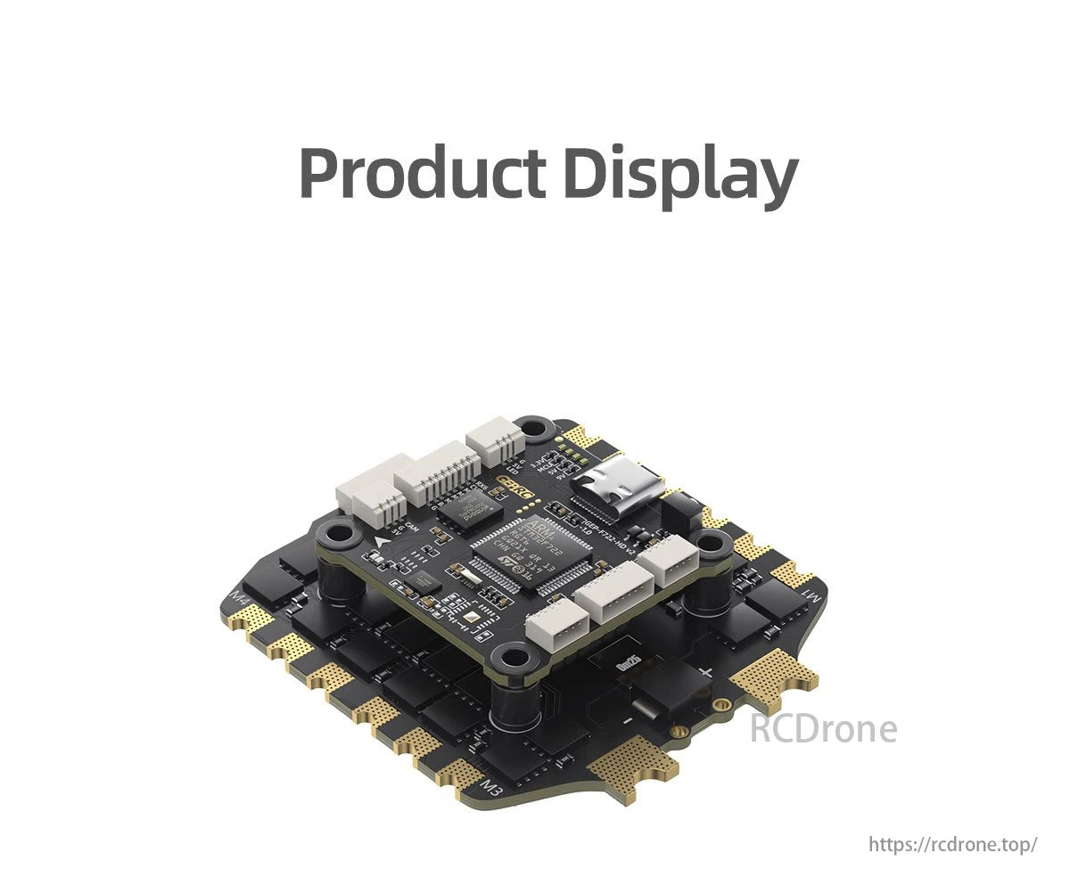 GEPRC Taker F722 FPV Drone, The GEP-F722-HD V2 flight controller integrates advanced technology for robust performance.