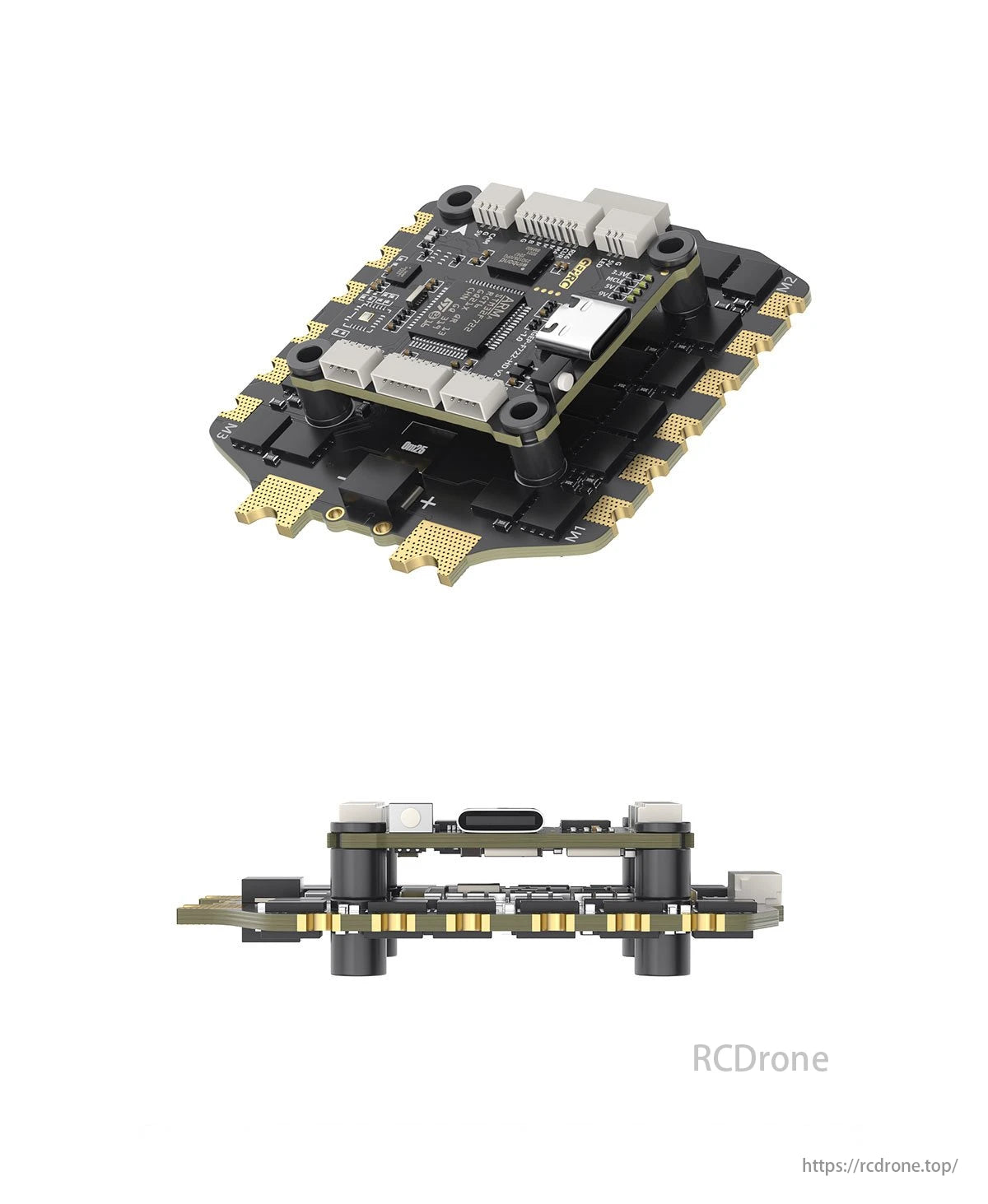 GEPRC Taker F722 FPV Drone, This stack provides processing capability, clean power, and durable construction for a high-quality FPV experience, suitable for various builds.