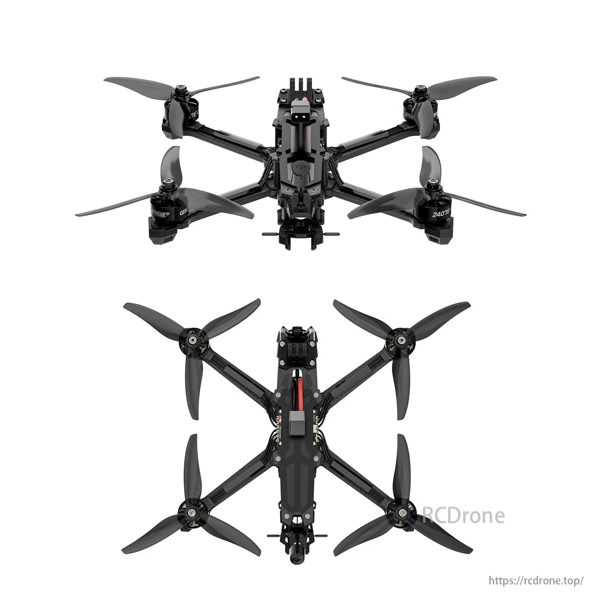 DJI O3 FPV Drone, Vapor-D5 O3 drone specifications: frame, motors, ESC, VTX, camera, antenna, and accessories.