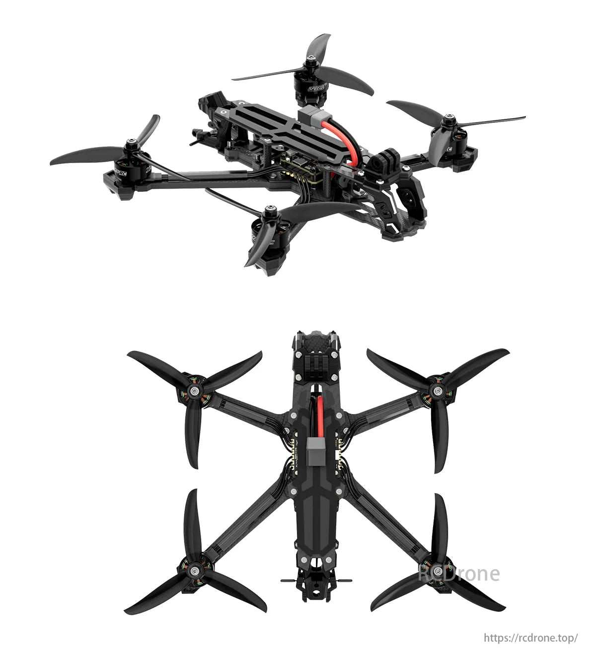 GEPRC Vapor-D5 WTFPV, The DC structure improves both shooting quality and flying experience.