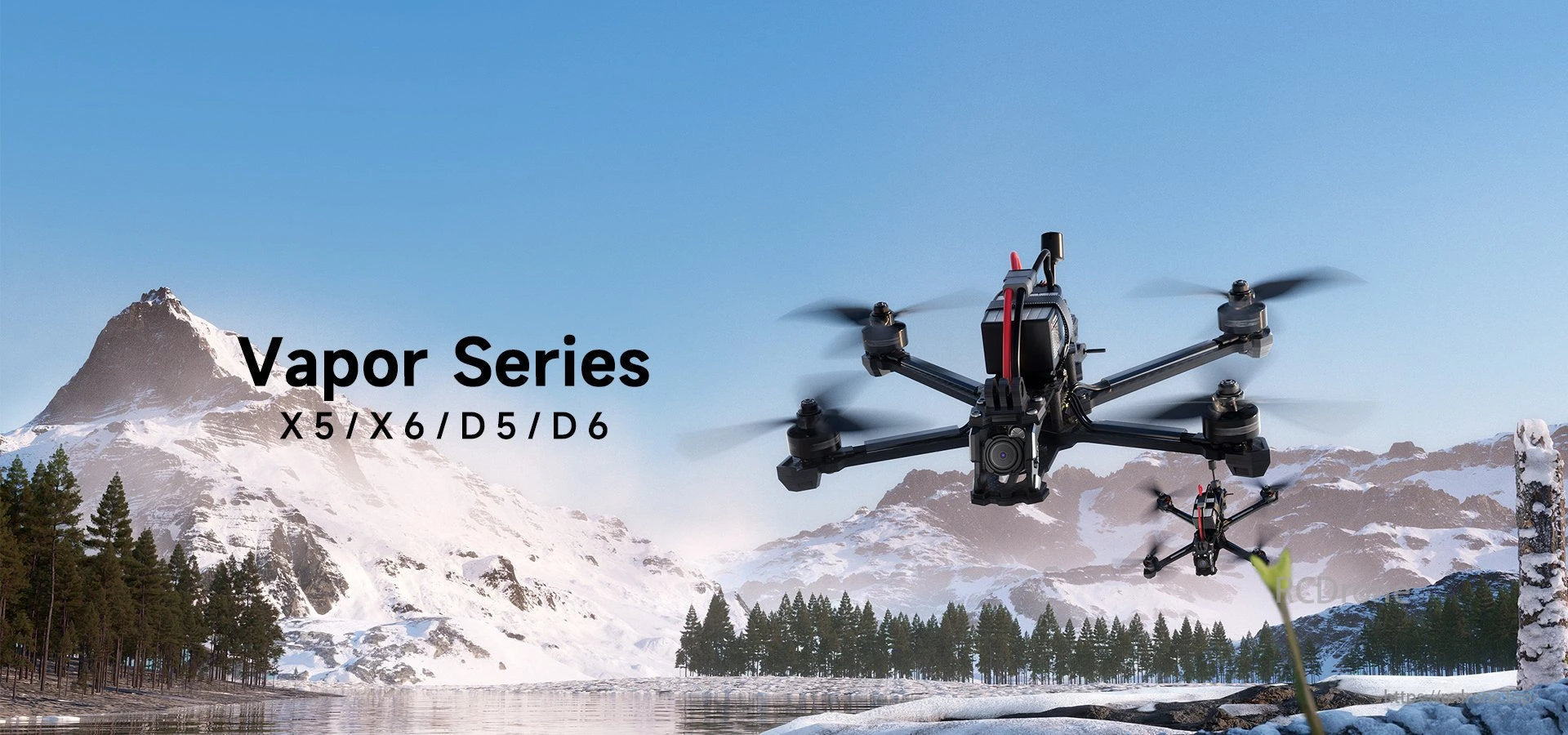 GEPRC Vapor D6 FPV Drone, Choose between 5-inch or 6-inch models for different flying preferences.