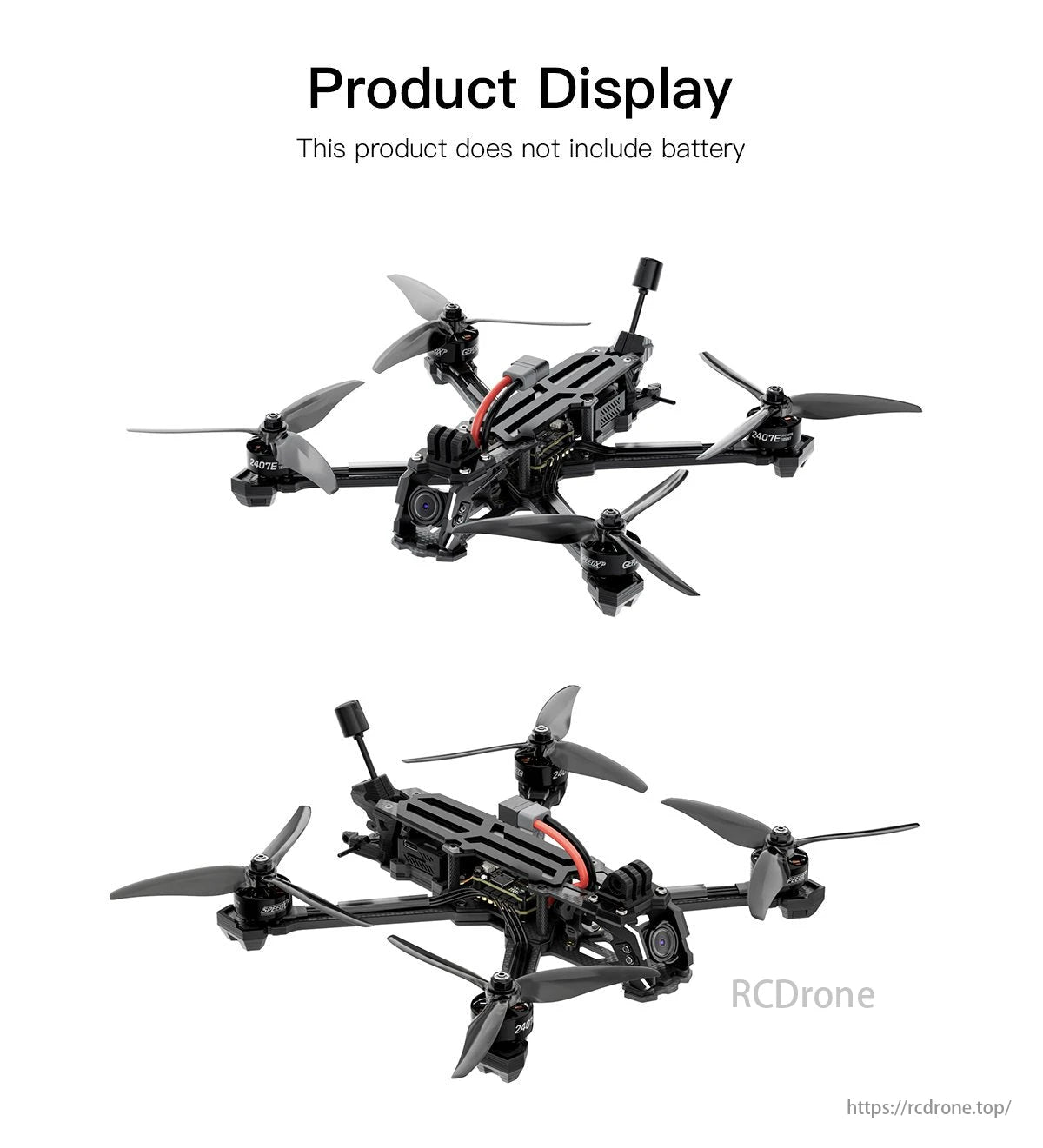 GEPRC Vapor D6 FPV Drone product display, excluding battery.