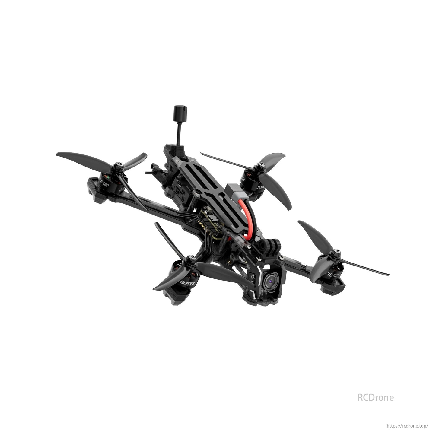 A GEPRC Vapor-X5 HD DJI O3 Air Unit F722 60A 230mm freestyle FPV drone with visible propellers and camera.