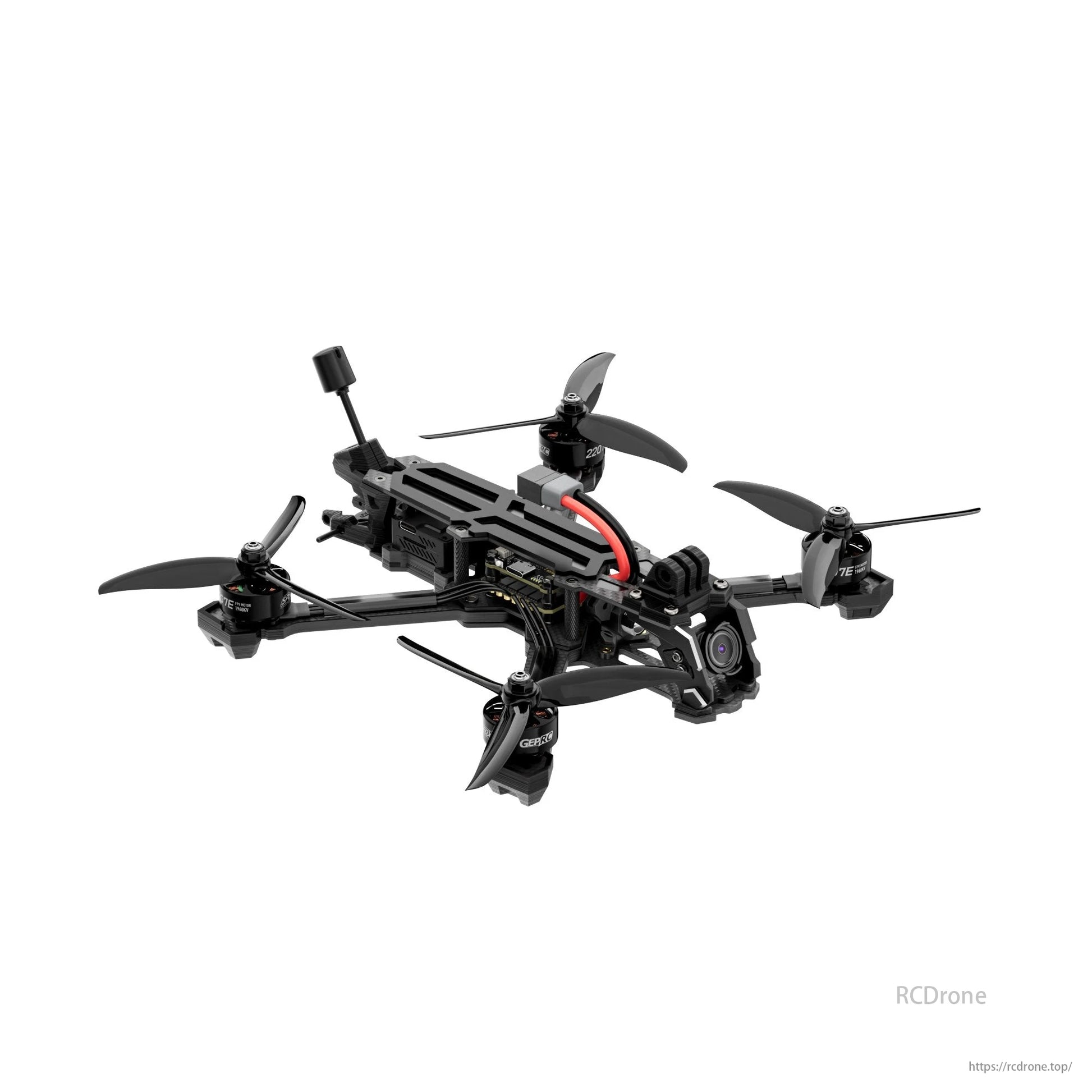GEPRC Vapor-X5 HD is a 230mm freestyle FPV drone with DJI O3 Air Unit, F722 60A, 5-inch props, and camera.