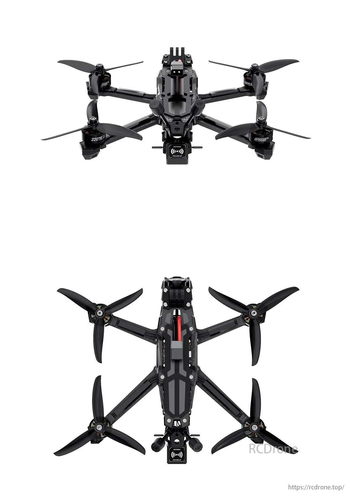 GEPRC Vapor X5 FPV Drone, The front lip design offers additional lens protection for pilots to fly with confidence.