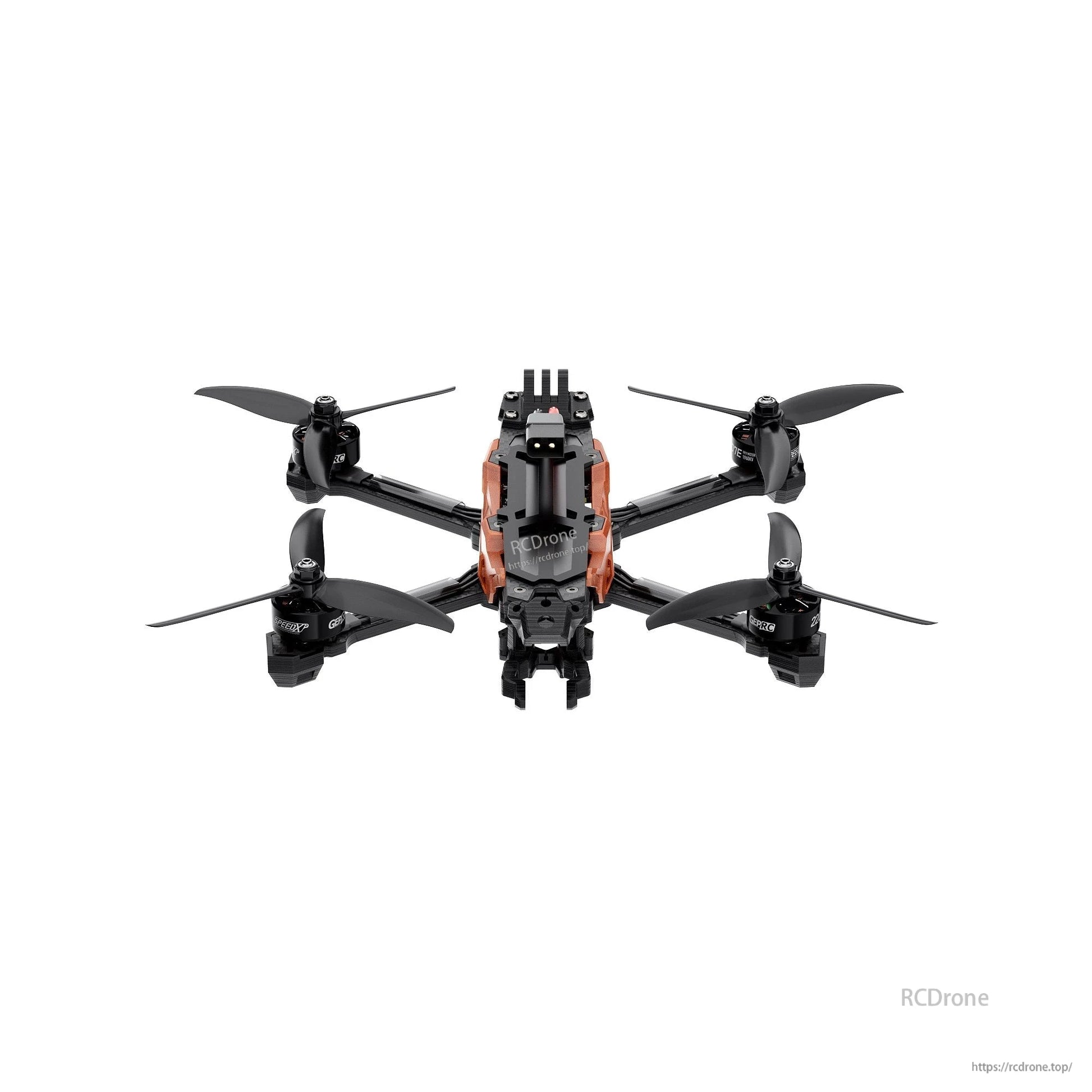 GEPRC Vapor-X5 O4 Pro WTFPV drone features STM32F722 flight controller and 60A 4-in-1 ESC.