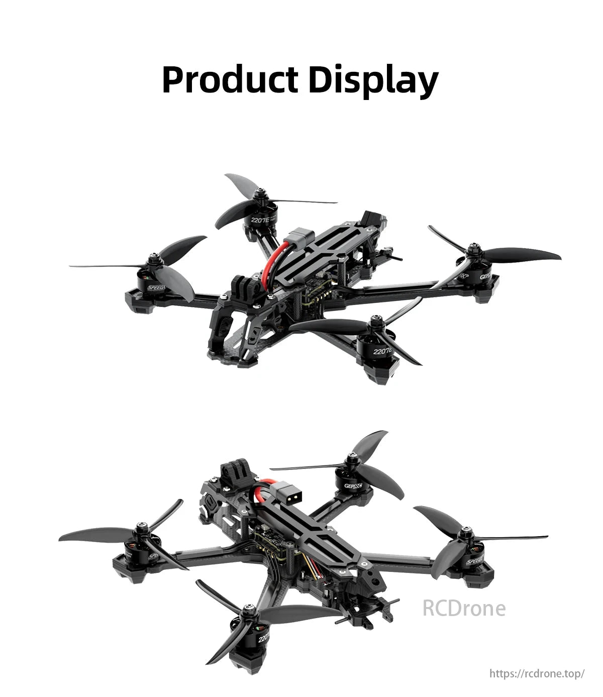 GEPRC Vapor-X5 WTFPV, GEP Vapor-X5 WTFPV Quadcopter with specifications and components for a comprehensive aerial photography and videography system.