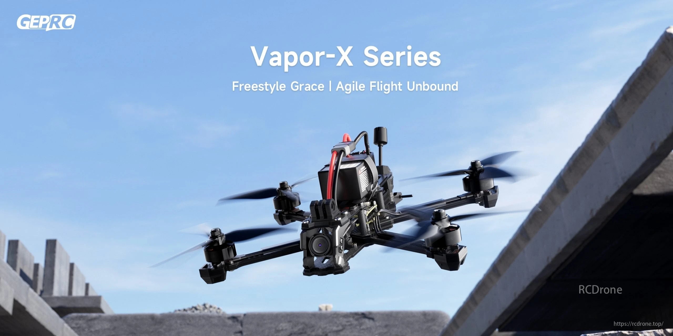 GEPRC Vapor X6 Drone, GEPRC Vapor-X Series drone features freestyle grace and agile flight capabilities.