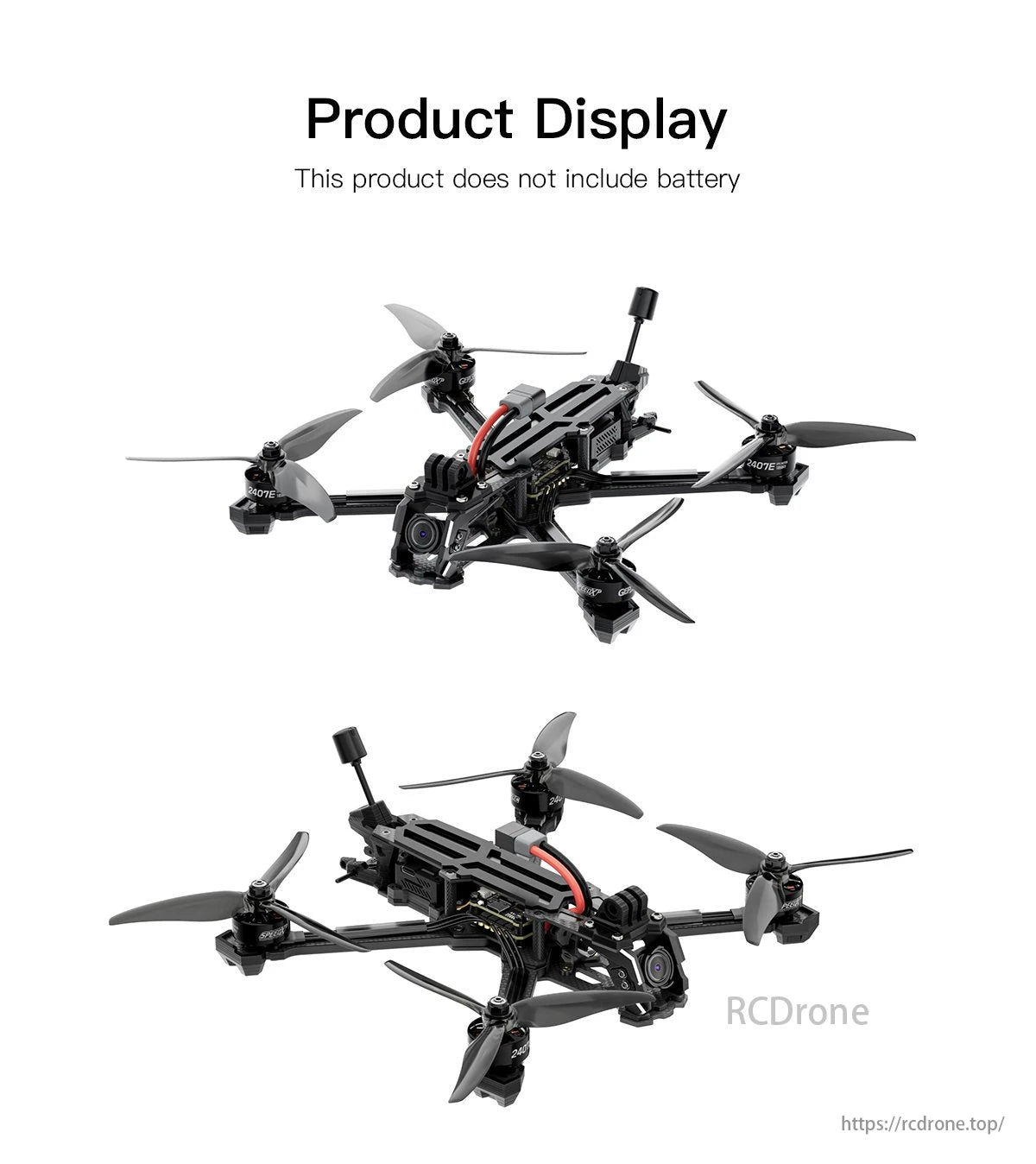 GEPRC Vapor X6 Drone, GEPRC Vapor-X6 HD, Wasp F722 60A FC, 255mm wheelbase, 6-inch freestyle FPV drone (battery not included).