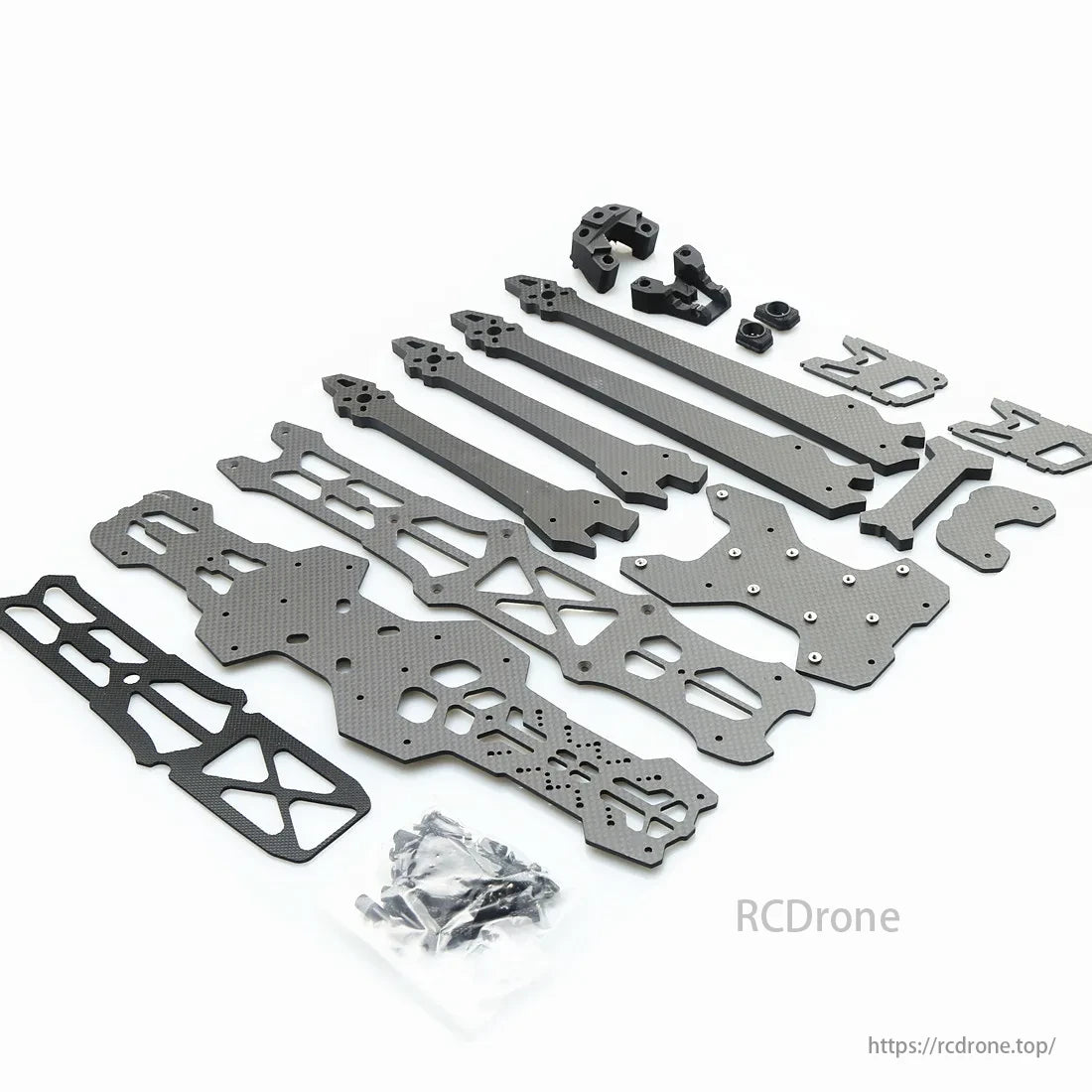 GK V3 15 Inch FPV Frame, Upgraded 15-inch FPV drone frame with 7MM arms, high-quality carbon fiber material and improved stability.